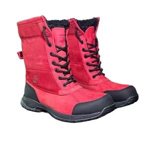 🦋box UGG Australia Butte Mono Lace Up Boots
Waterproof Vibram Men's Red size-8